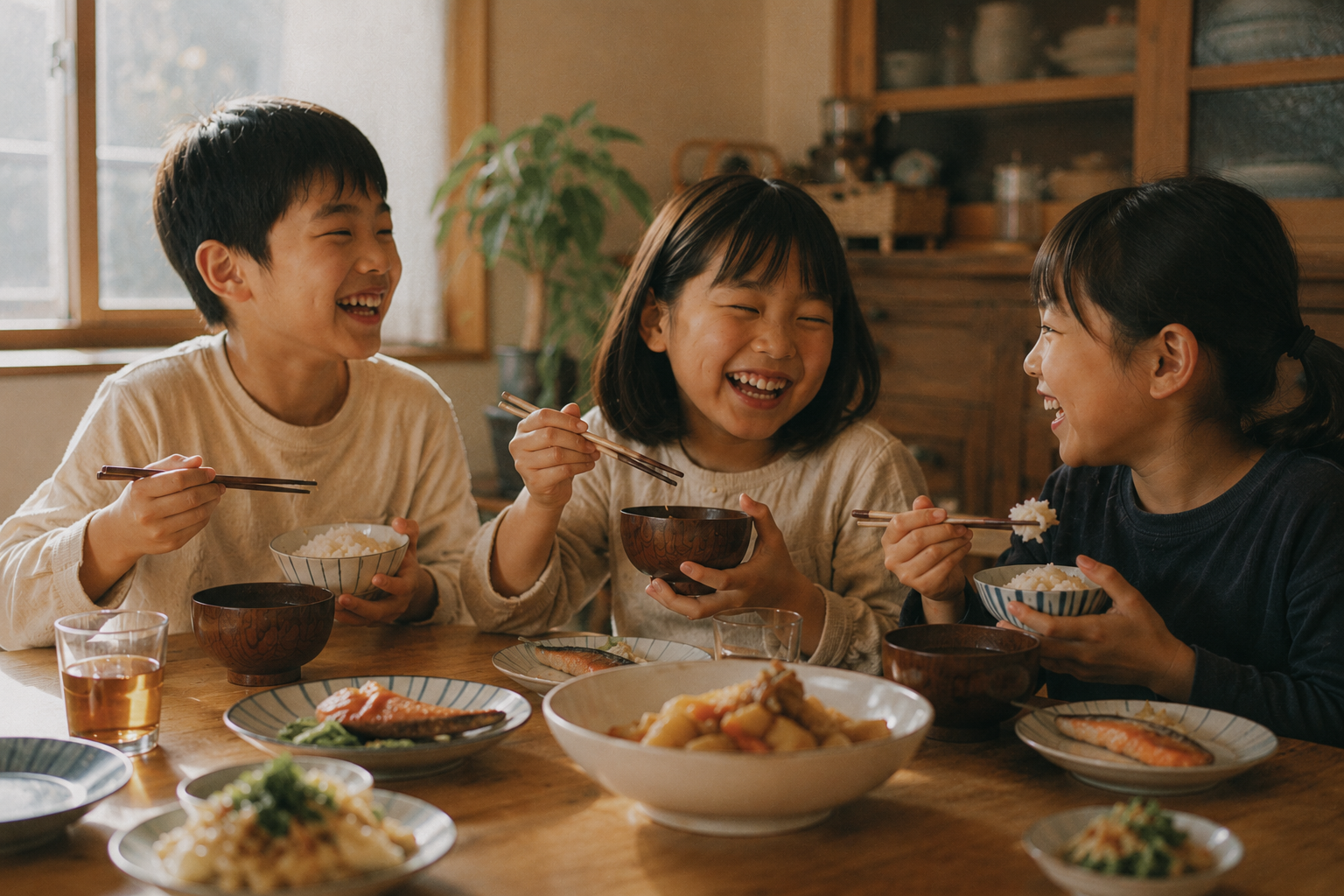 子どもたちの笑顔
